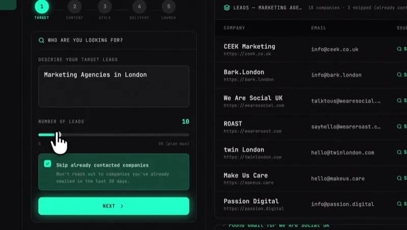 ScrapenSend demo preview